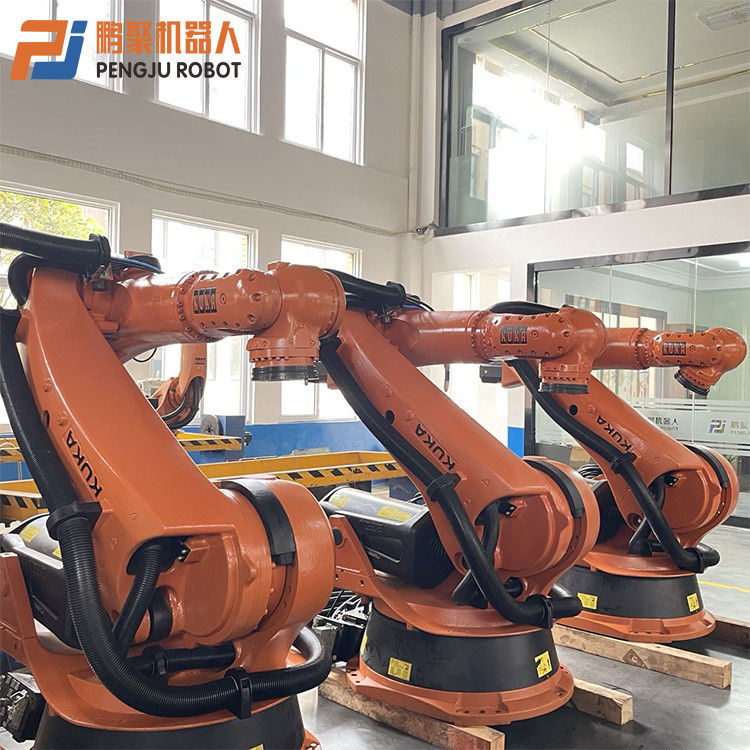 6 Axis Terkontrol Palletizing Robot KR210 dengan Ethernet/IP Communication Protocol Robot KUKA yang digunakan