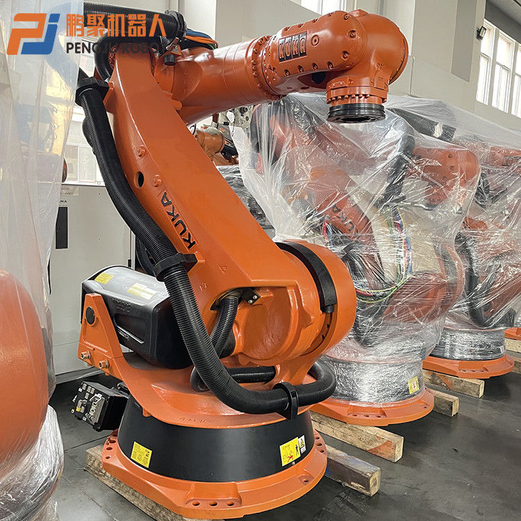 6 Axis Terkontrol Palletizing Robot KR210 dengan Ethernet/IP Communication Protocol Robot KUKA yang digunakan
