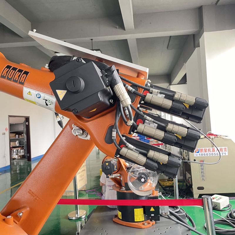 16 Kg Kuka Robot Digunakan Dengan Peringkat Keamanan IP65, Robot Penanganan Bahan, Robot Las MIG