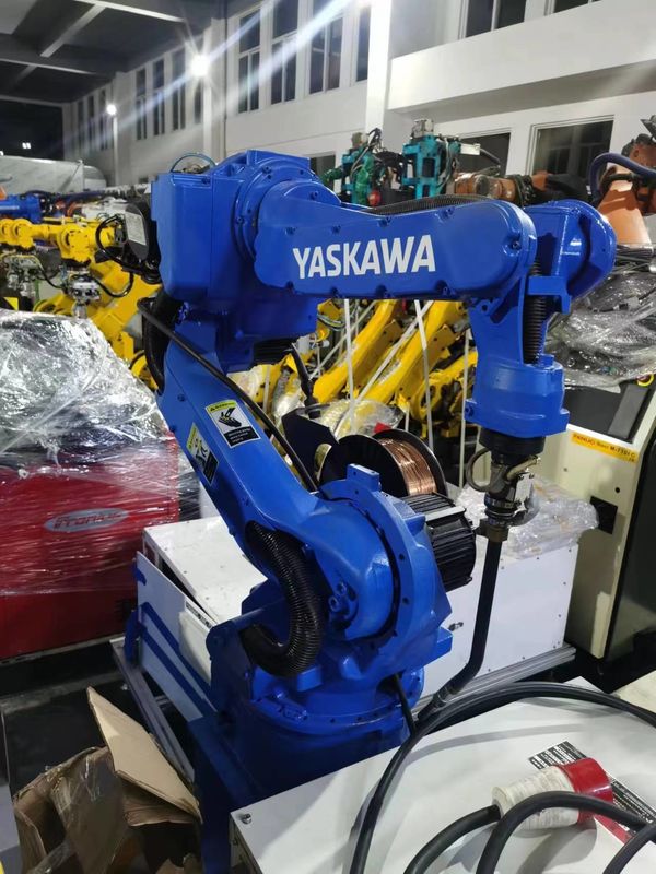 Pengelasan Industri MA1400 Yaskawa Tangan Robot Digunakan Dengan Beban 3kg Dengan Kabinet Kontrol 6 Poros