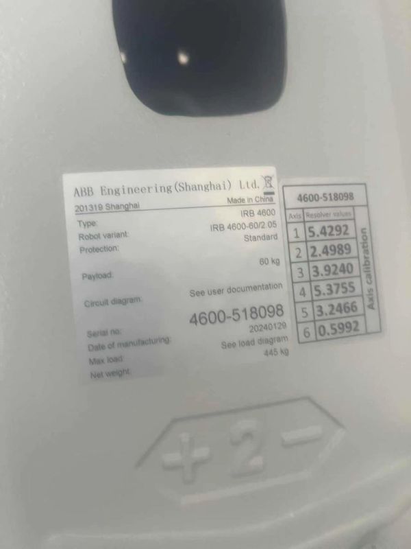 NEW ABB IRB6700 M2004 200/2.60 Pencetakan, Paletisasi, Pemuatan Bagian, Pengolahan Bagian, Pengukuran