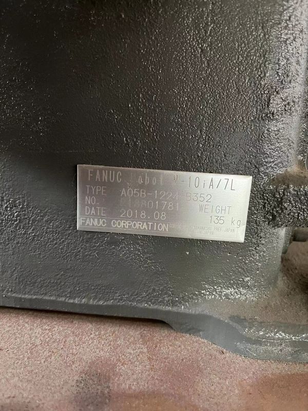 FANUC M-10iA/7L, muatan 7kg, jangkauan 1633mm, pengelasan busur Pemuatan dan lepasan bagian
