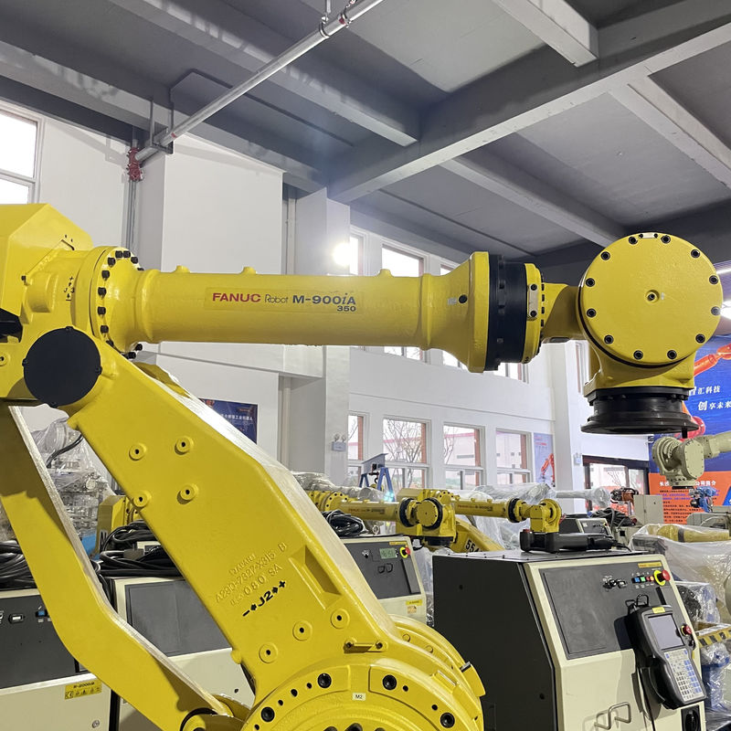 Robot Industri 6 Poros Fanuc M-900iA/350 Robot Pengelasan 350kg muatan 2655mm jangkauan untuk Pengolahan Pengelasan Perhimpunan dan Perekat Perekat