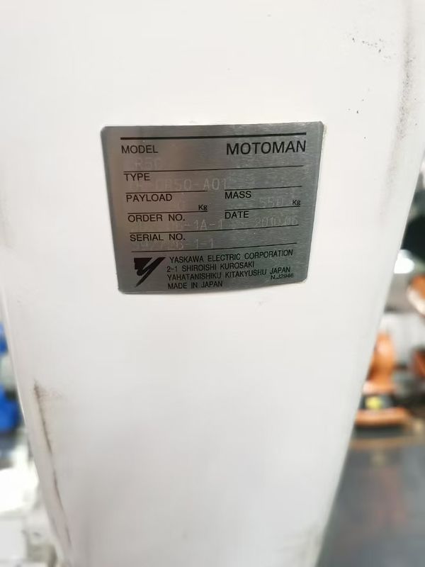 2061mm Jangkauan CR50 XRC 50kg Muatan Motoman Robot Pengelasan Busur untuk Tending Press dan Pemuatan / Pengungkapan Bagian