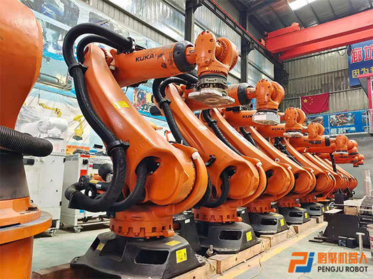 KUKA KR210 R2700 robot ekstra C4 BARU dan DISEBUTUKAN tersedia Pengelasan titik, penanganan pers, paletisasi, pengisian dan pengungkapan