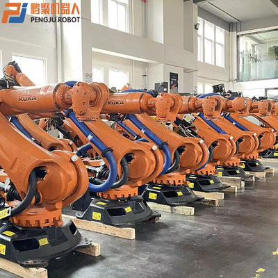 KUKA KR210 Prime 210kg Palletizing Solution Kuka Programming Palletizing Robot Dengan 2700 Mm Reach Handling Spot Welding Robot