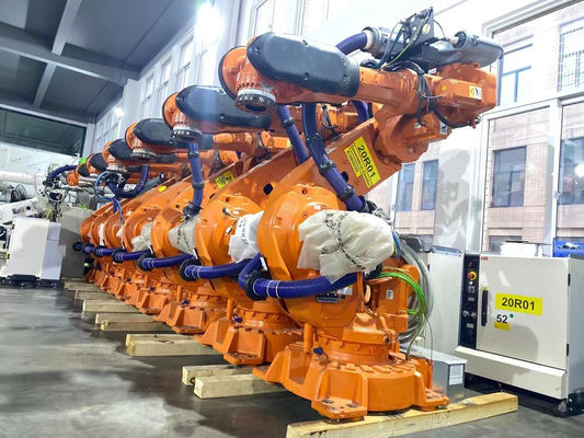 IRB6640 Menggunakan Robot ABB Untuk Penanganan Material Bongkar Muat
