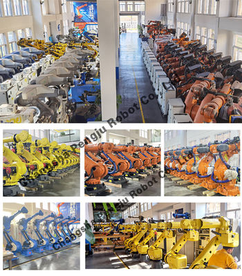 Industrial Welding Foundry digunakan Fanuc Robot M-710iC/50 untuk pengolahan daging