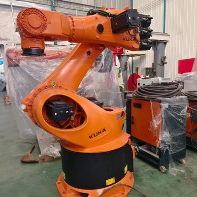 Maksimalkan Produksi Anda dengan Robot KUKA KR360-3 dan KRC4 Controller ARC Pengelasan Perhimpunan Bagian Pemuatan dan Pengungkapan Robot Pemotong